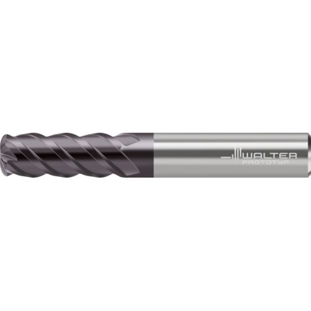 Corner Radius End Mills, Unit: Metric, Dc: 0.472inch, Coating: TiAlN,